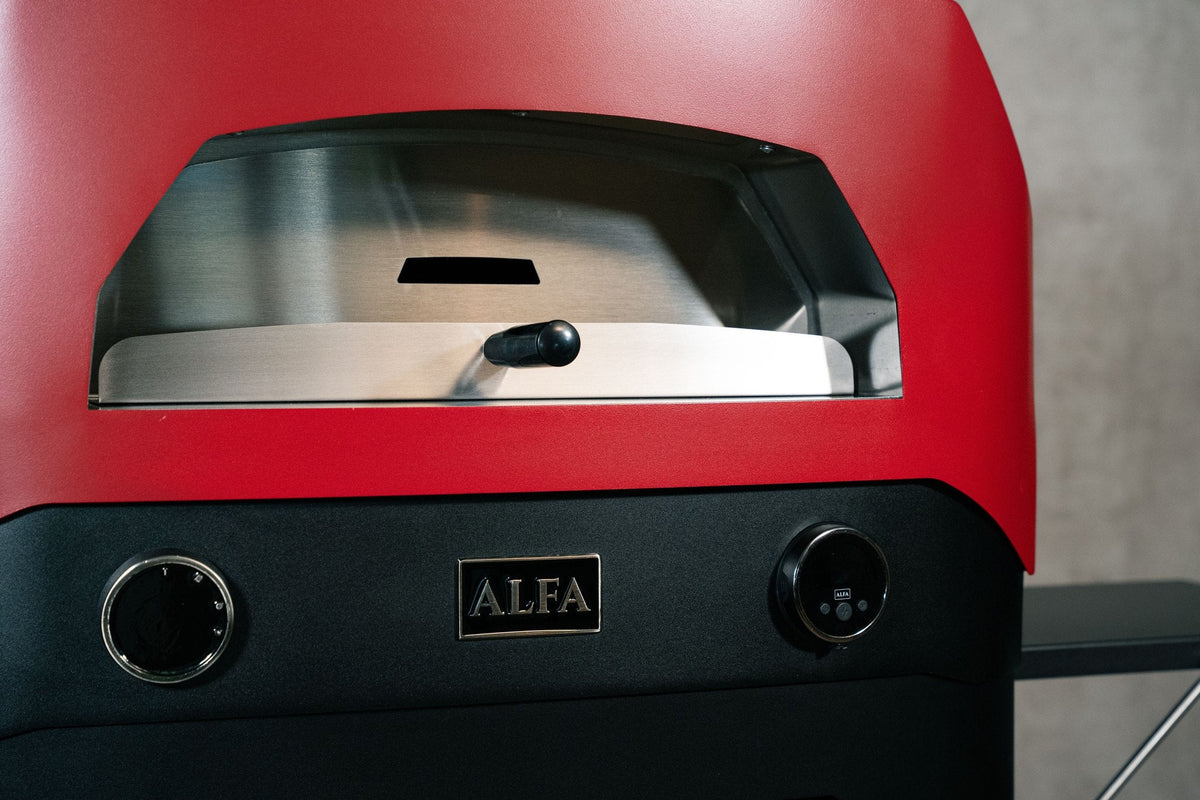 Alfa Forni EVO Hybrid-Pizzaofen Flüssiggas (LPG)/Holz, Rubin Rot - grillstarshop.comAlfa Forni EVO Hybrid-Pizzaofen Flüssiggas (LPG)/Holz, Rubin RotPizzaofenAlfa Fornigrillstarshop.com