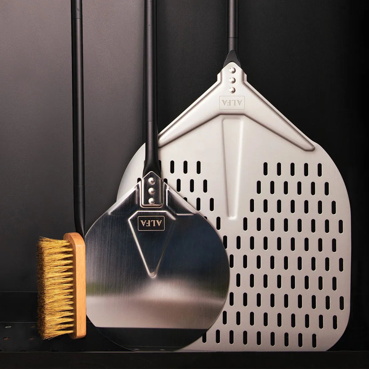 Alfa Forni Pizzaschauel Set 3 tlg. - L - grillstarshop.comAlfa Forni Pizzaschauel Set 3 tlg. - LPizzazubehörAlfa Fornigrillstarshop.com