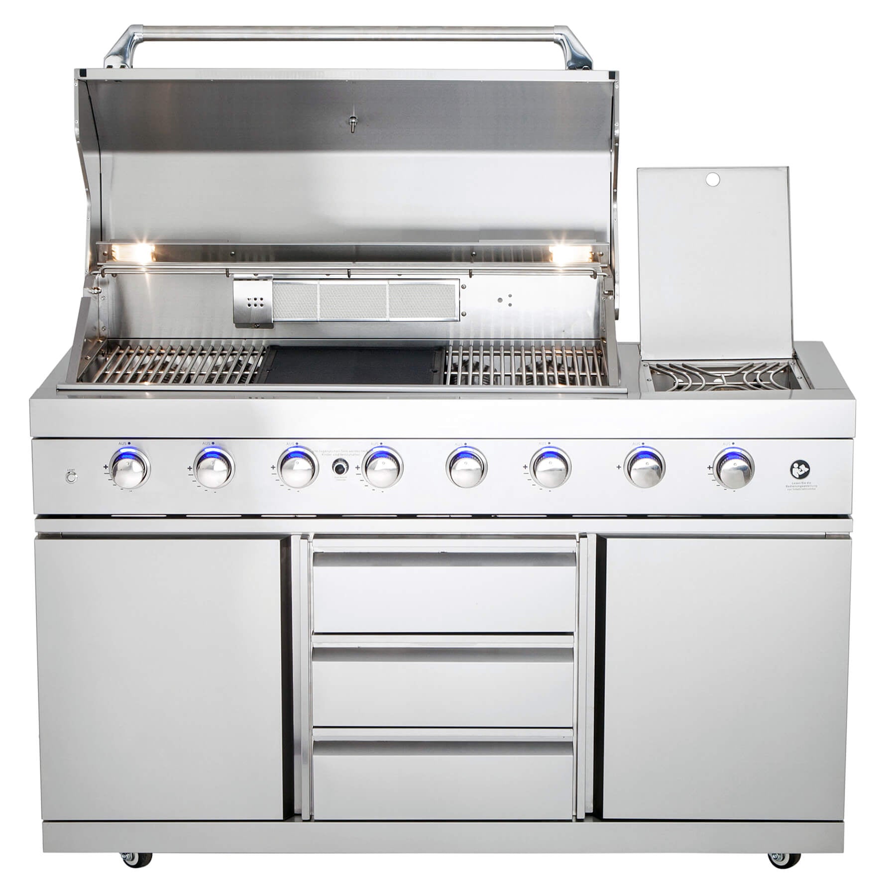 All'Grill Modul Grundgrill mit Seitenbrenner inkl. Airsystem - grillstarshop.comAll'Grill Modul Grundgrill mit Seitenbrenner inkl. AirsystemALL'GRILLgrillstarshop.com1118204041571118202