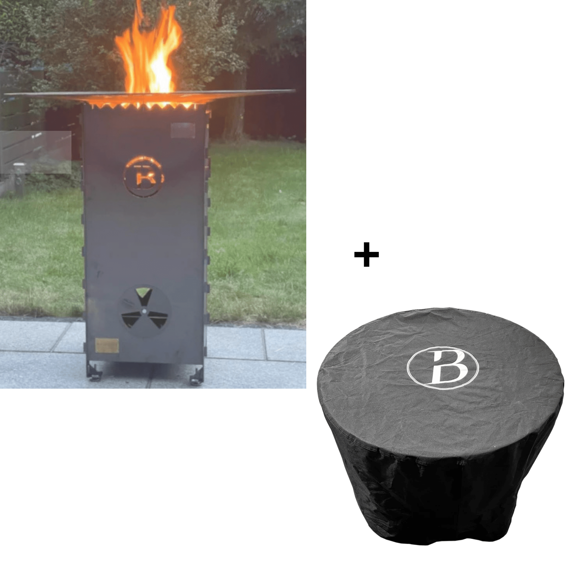Babossa Feuertonne mit Feuerplatte & Wokkrone inklusive Abdeckhaube - grillstarshop.comBabossa Feuertonne mit Feuerplatte & Wokkrone inklusive AbdeckhaubeGrillbundleBABOSSAgrillstarshop.com