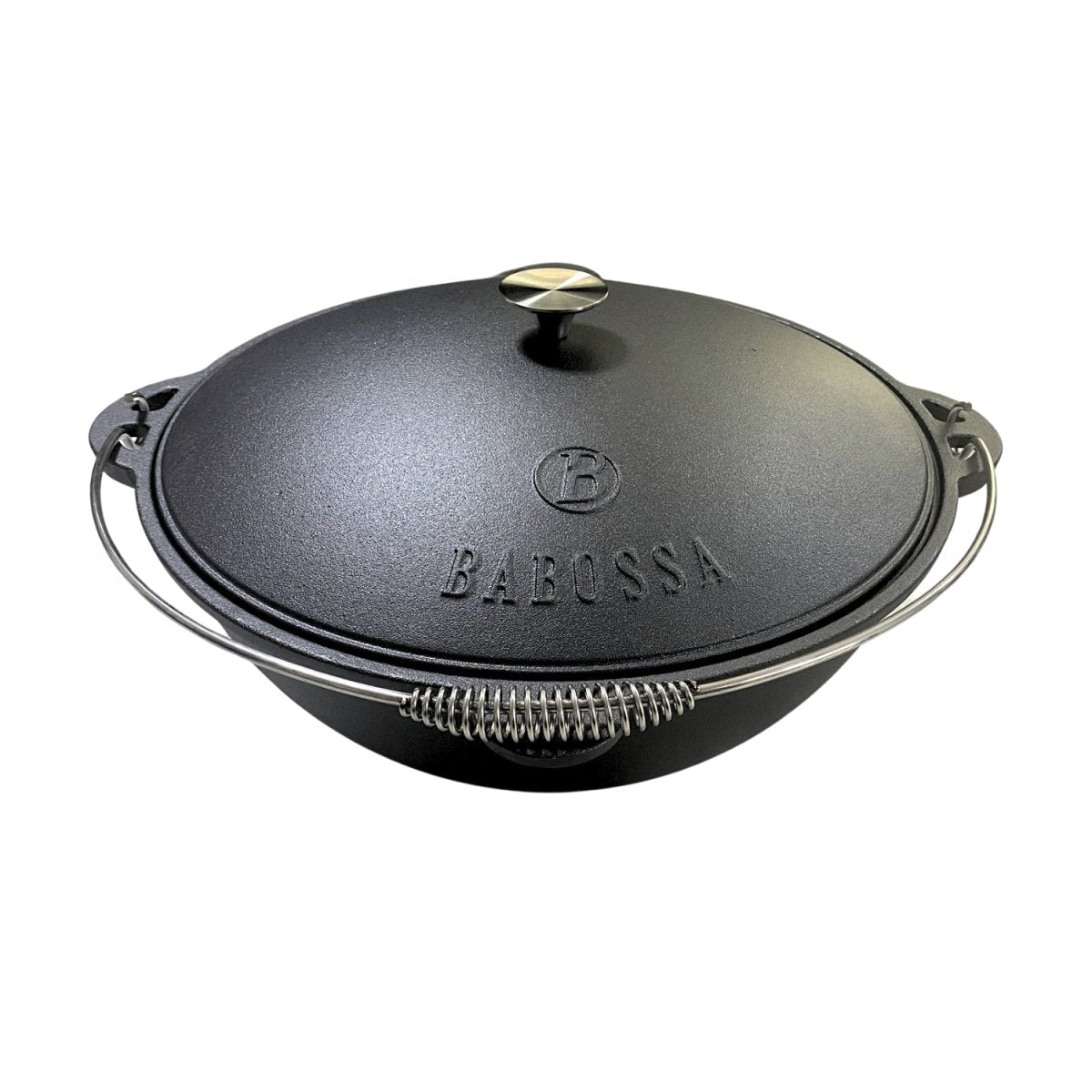 Babossa Kazan Gusseisen 12 Liter mit Gusseisendeckel | Perfekt für Schmorgerichte und Braten auf Grill oder Feuer - grillstarshop.comBabossa Kazan Gusseisen 12 Liter mit Gusseisendeckel | Perfekt für Schmorgerichte und Braten auf Grill oder FeuerBabossagrillstarshop.comGK_S_014068097000002