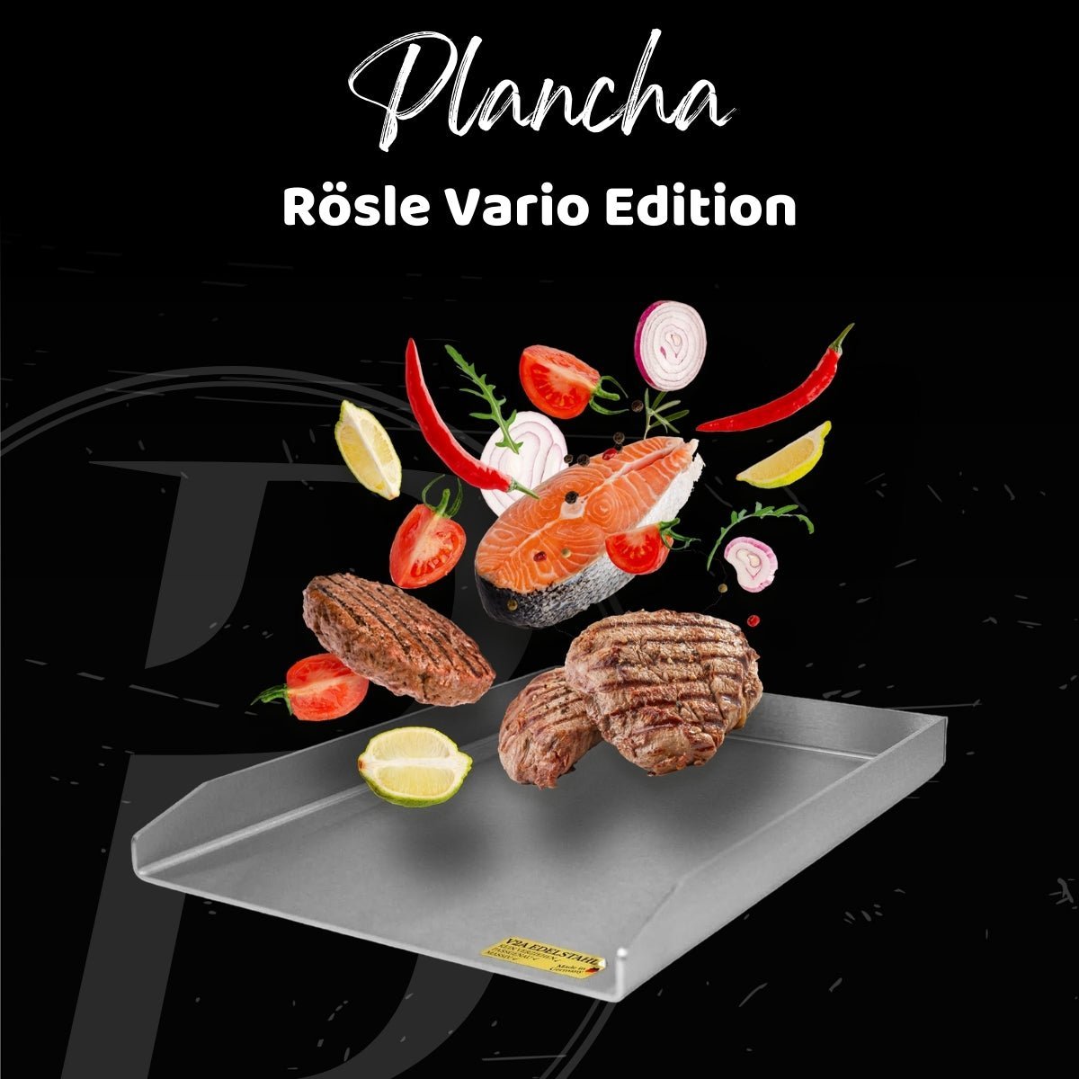 Babossa Plancha, Rösle Videro mit Vario für Videro, Allflame Hero & Epicflame - grillstarshop.comBabossa Plancha, Rösle Videro mit Vario für Videro, Allflame Hero & EpicflameBABOSSAgrillstarshop.com