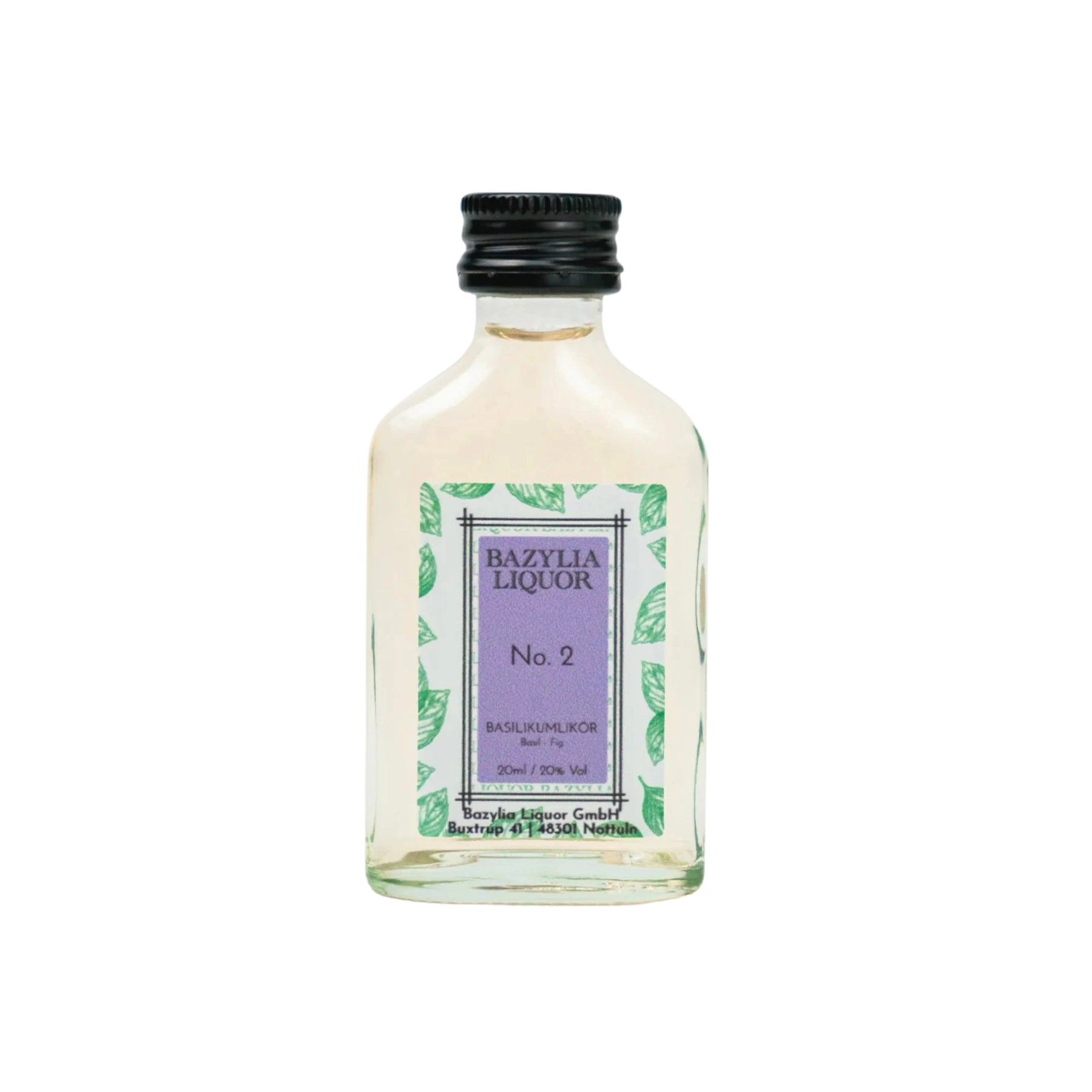Bazylia Liquor No.2 Basilikumlikör 20 ml, 20 % Vol. - grillstarshop.comBazylia Liquor No.2 Basilikumlikör 20 ml, 20 % Vol.LikörBazylia Liquorgrillstarshop.com