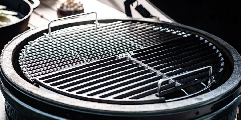 Big Green Egg Halbrunder Edelstahlrost, medium - grillstarshop.comBig Green Egg Halbrunder Edelstahlrost, mediumGrillzubehörBig Green Egggrillstarshop.com