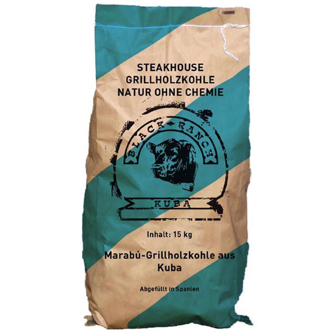 Black Ranch Holzkohle Kuba, 15kg - grillstarshop.comBlack Ranch Holzkohle Kuba, 15kgBlack Ranchgrillstarshop.comBRKGB - 154260068651217