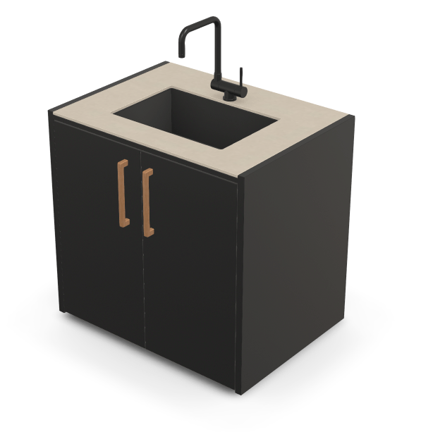 Brabura CT 90 Waschbeckenmodul - grillstarshop.comBrabura CT 90 WaschbeckenmodulBraburagrillstarshop.com