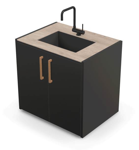Brabura CT 90 Waschbeckenmodul - grillstarshop.comBrabura CT 90 WaschbeckenmodulBraburagrillstarshop.com