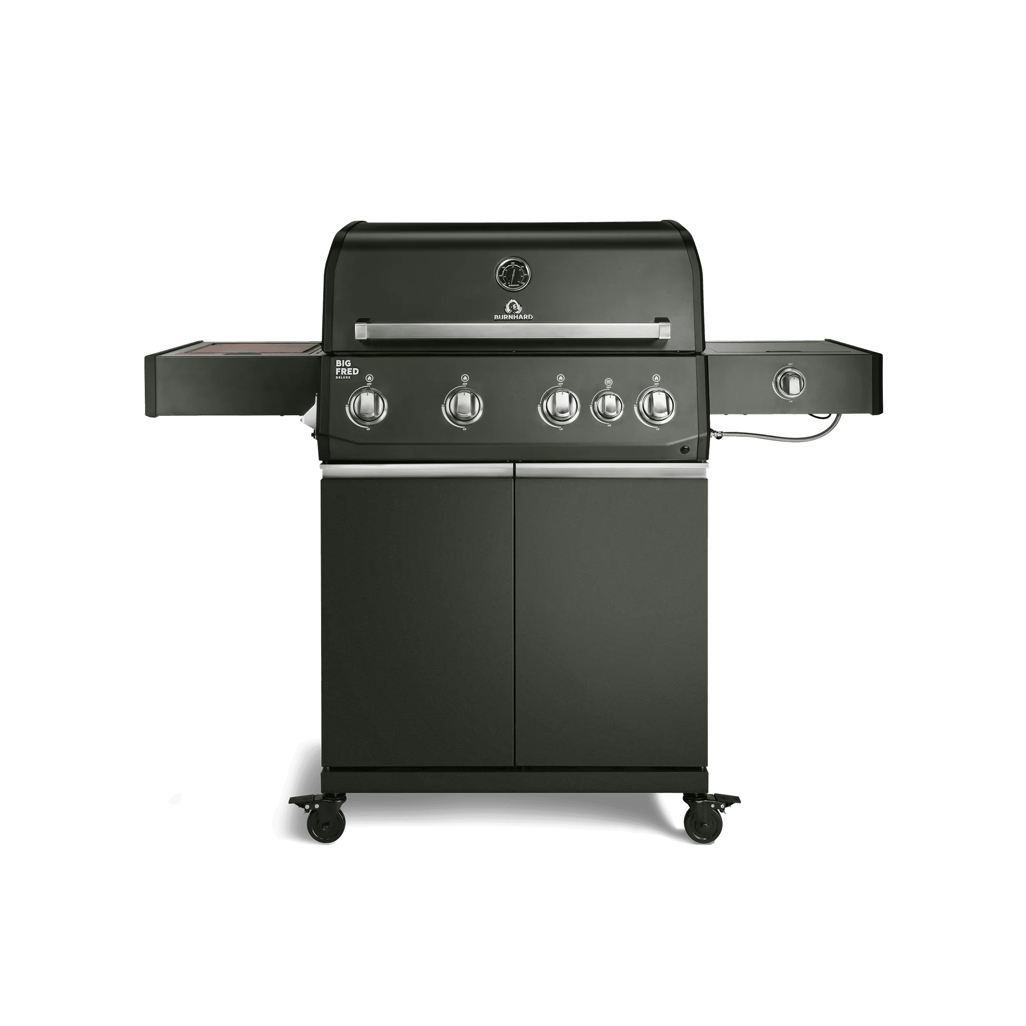 Burnhard Big FRED Deluxe Gasgrill Green Edition 4 - Brenner mit Gusseisenrost Series 4 - grillstarshop.comBurnhard Big FRED Deluxe Gasgrill Green Edition 4 - Brenner mit Gusseisenrost Series 4Burnhardgrillstarshop.com