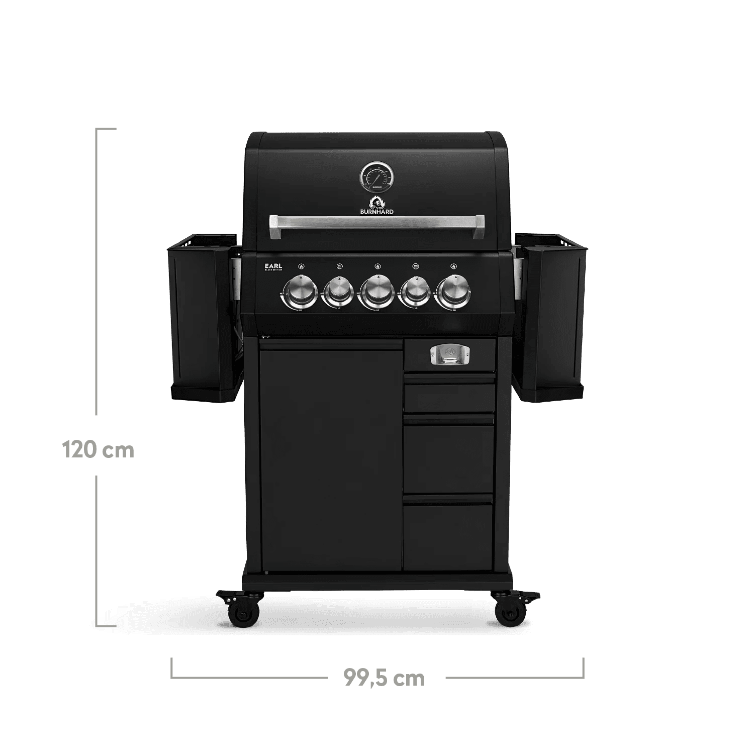 Burnhard EARL Premium - Gasgrill 3 - Brenner Black Edition mit Edelstahlrost - grillstarshop.comBurnhard EARL Premium - Gasgrill 3 - Brenner Black Edition mit EdelstahlrostGrillBurnhardgrillstarshop.com