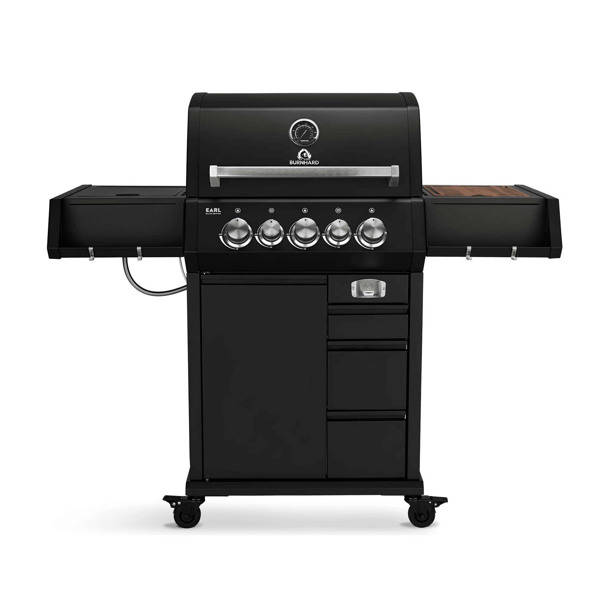 Burnhard EARL Premium - Gasgrill 3 - Brenner Black Edition mit Gusseisenrost - grillstarshop.comBurnhard EARL Premium - Gasgrill 3 - Brenner Black Edition mit GusseisenrostGrillBurnhardgrillstarshop.com