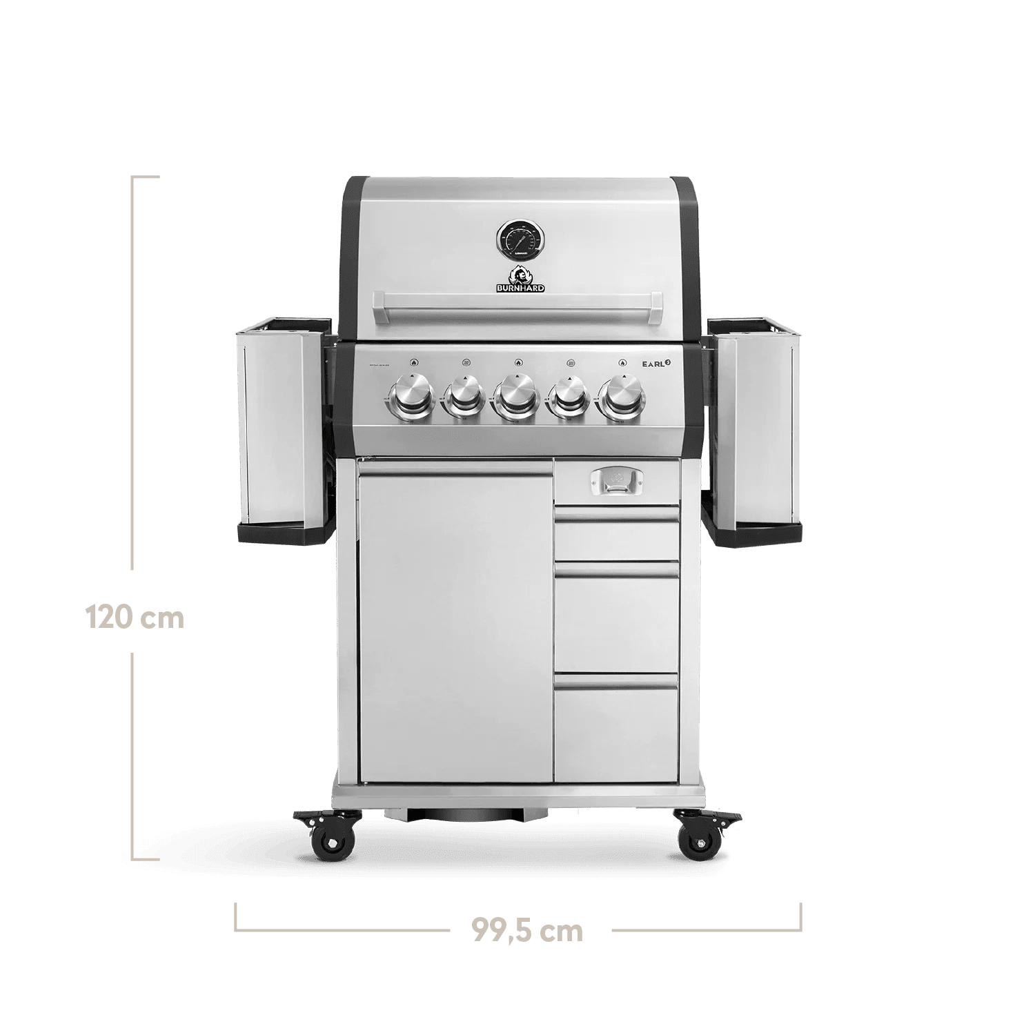 Burnhard EARL Premium - Gasgrill 3 - Brenner Edelstahl mit Gusseisenrost - grillstarshop.comBurnhard EARL Premium - Gasgrill 3 - Brenner Edelstahl mit GusseisenrostGrillBurnhardgrillstarshop.com