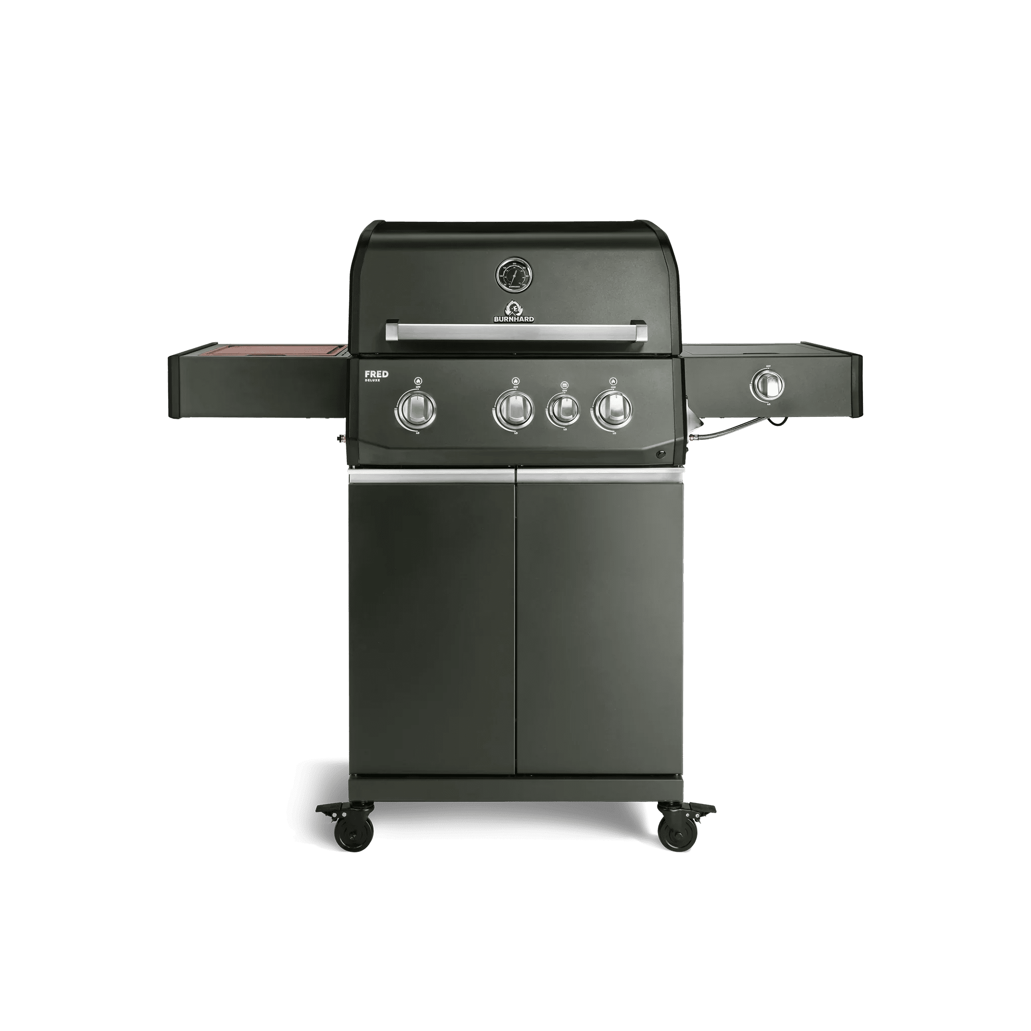 Burnhard FRED Deluxe Gasgrill 3 - Brenner Green Edition mit Gusseisenrost Series 4 - grillstarshop.comBurnhard FRED Deluxe Gasgrill 3 - Brenner Green Edition mit Gusseisenrost Series 4Burnhardgrillstarshop.com