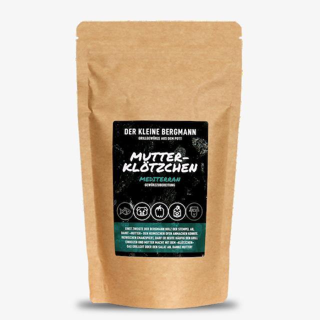 Der Kleine Bergmann Mutterklötzchen Mediterran, 100g Beutel - grillstarshop.comDer Kleine Bergmann Mutterklötzchen Mediterran, 100g BeutelDer kleine Bergmanngrillstarshop.com