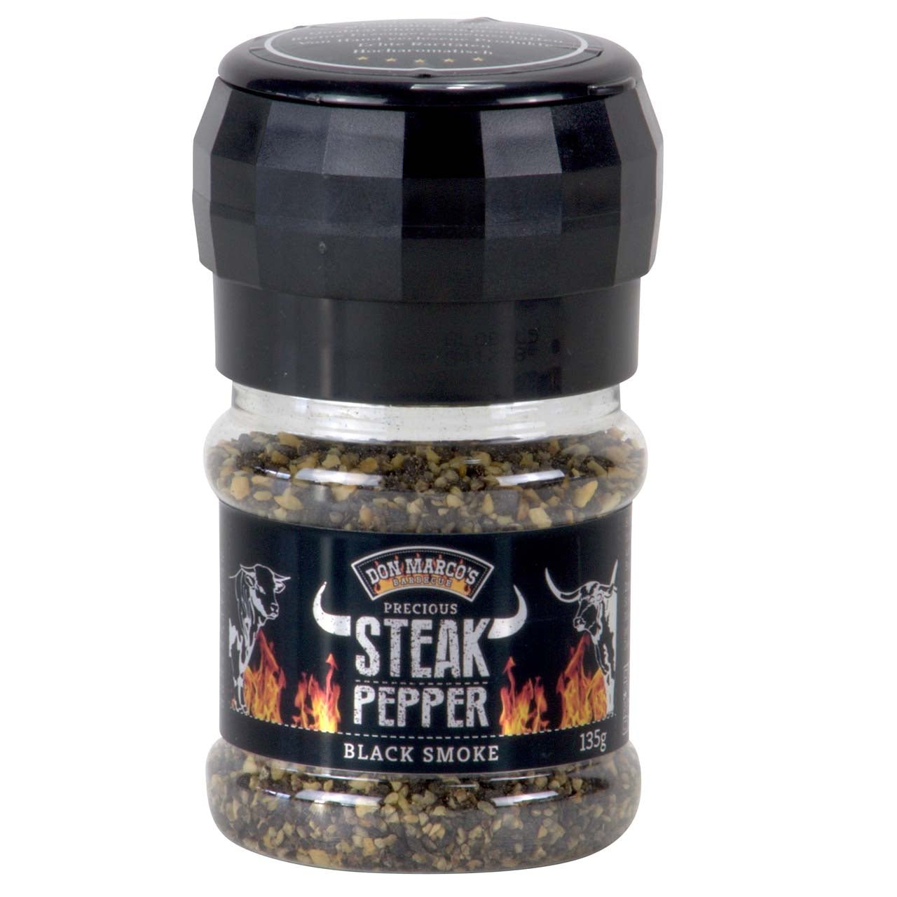 Don Marco´s Precious Steak Pepper Black Smoke - grillstarshop.comDon Marco´s Precious Steak Pepper Black SmokeDon Marco'sgrillstarshop.comsm110 - 001 - 1354260266353852