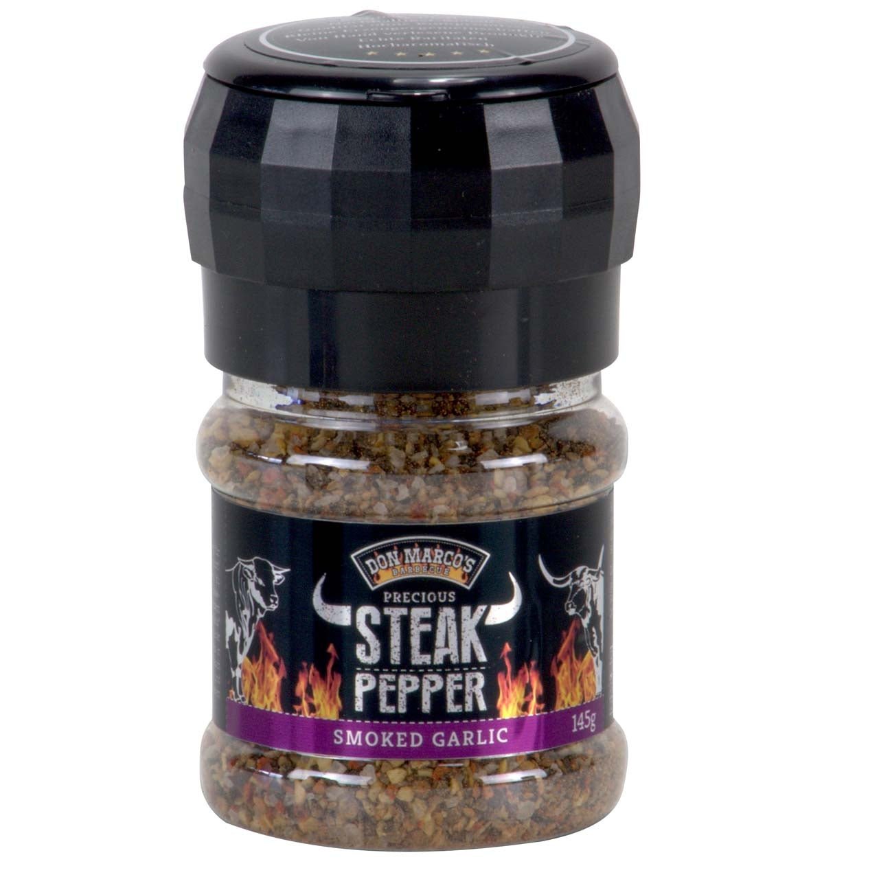 Don Marco´s Precious Steak Pepper Smoked Garlic - grillstarshop.comDon Marco´s Precious Steak Pepper Smoked GarlicDon Marco'sgrillstarshop.comdm110 - 006 - 1454260266353951