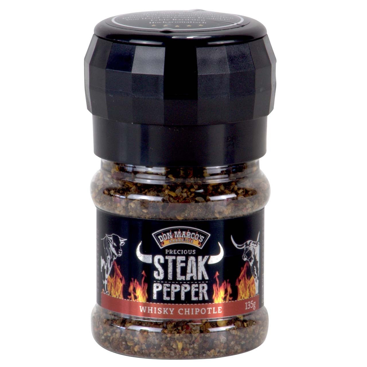 Don Marco´s Precious Steak Pepper Whisky Chipotle - grillstarshop.comDon Marco´s Precious Steak Pepper Whisky ChipotleDon Marco'sgrillstarshop.comdm110 - 003 - 1354260266353890