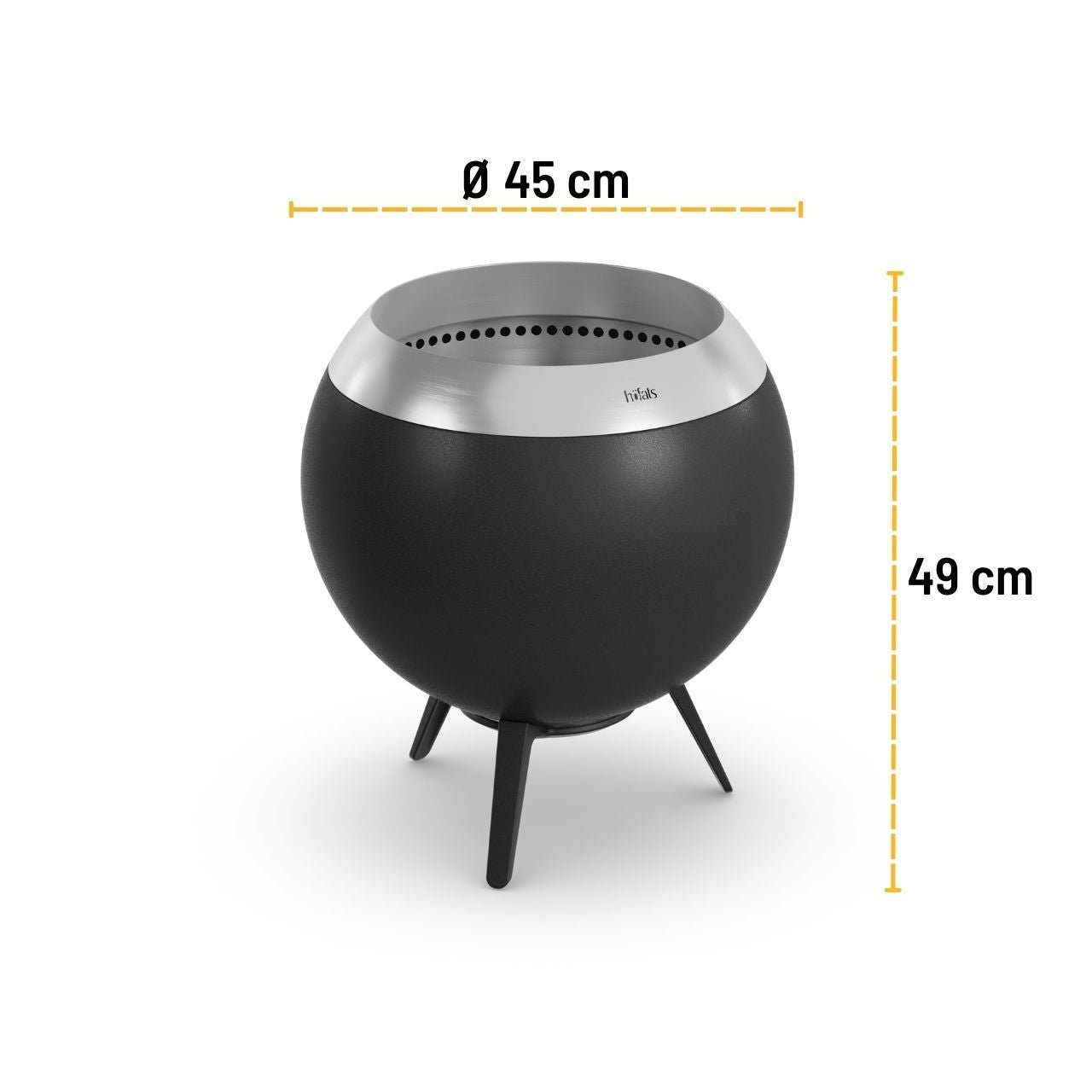 Höfats MOON 45 Feuerschale mit niedrigem Fuß - grillstarshop.comHöfats MOON 45 Feuerschale mit niedrigem FußHöfatsgrillstarshop.comH007164064251007160