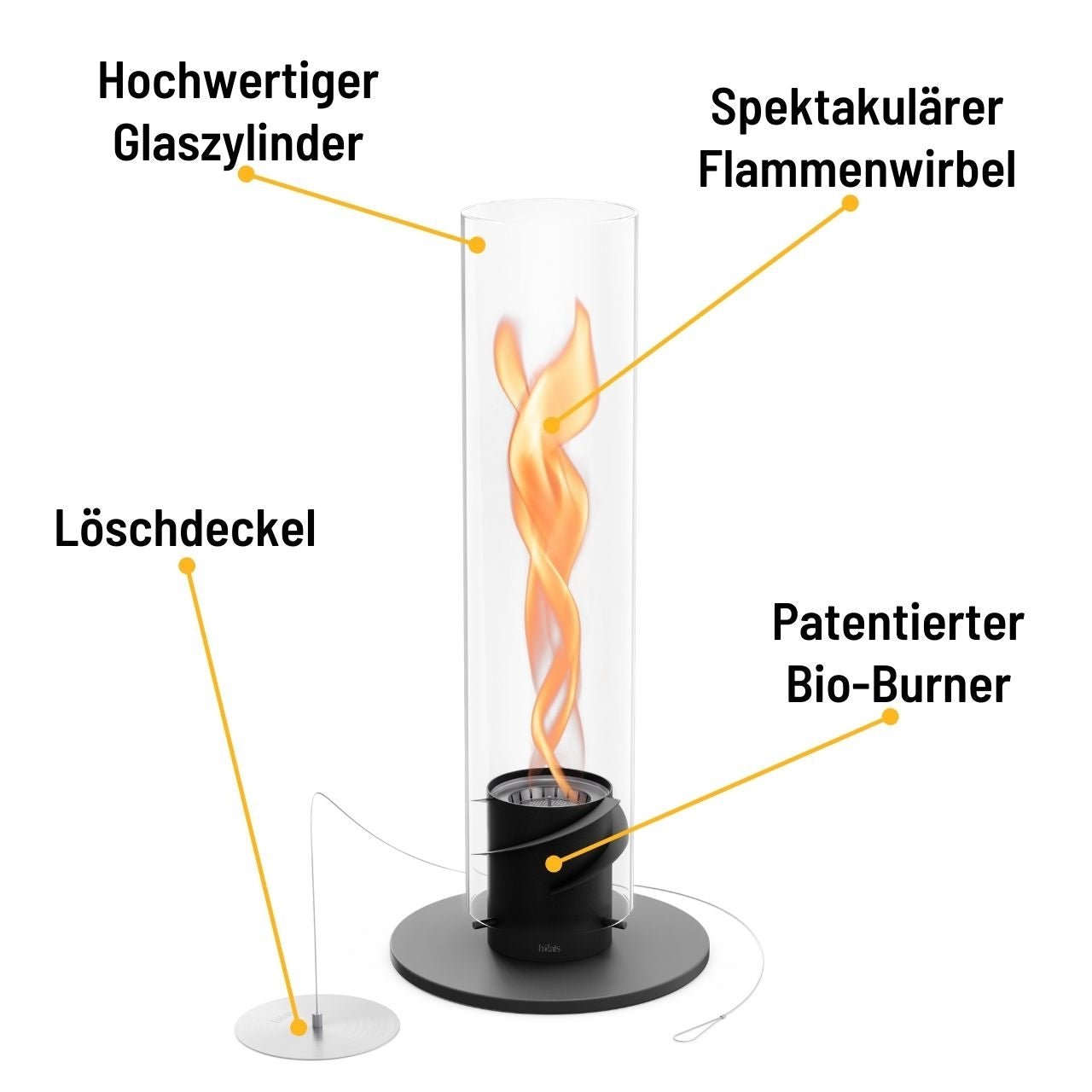 Höfats Spin 1200 Tischfeuer schwarz - grillstarshop.comHöfats Spin 1200 Tischfeuer schwarzHöfatsgrillstarshop.comH007004064251007009