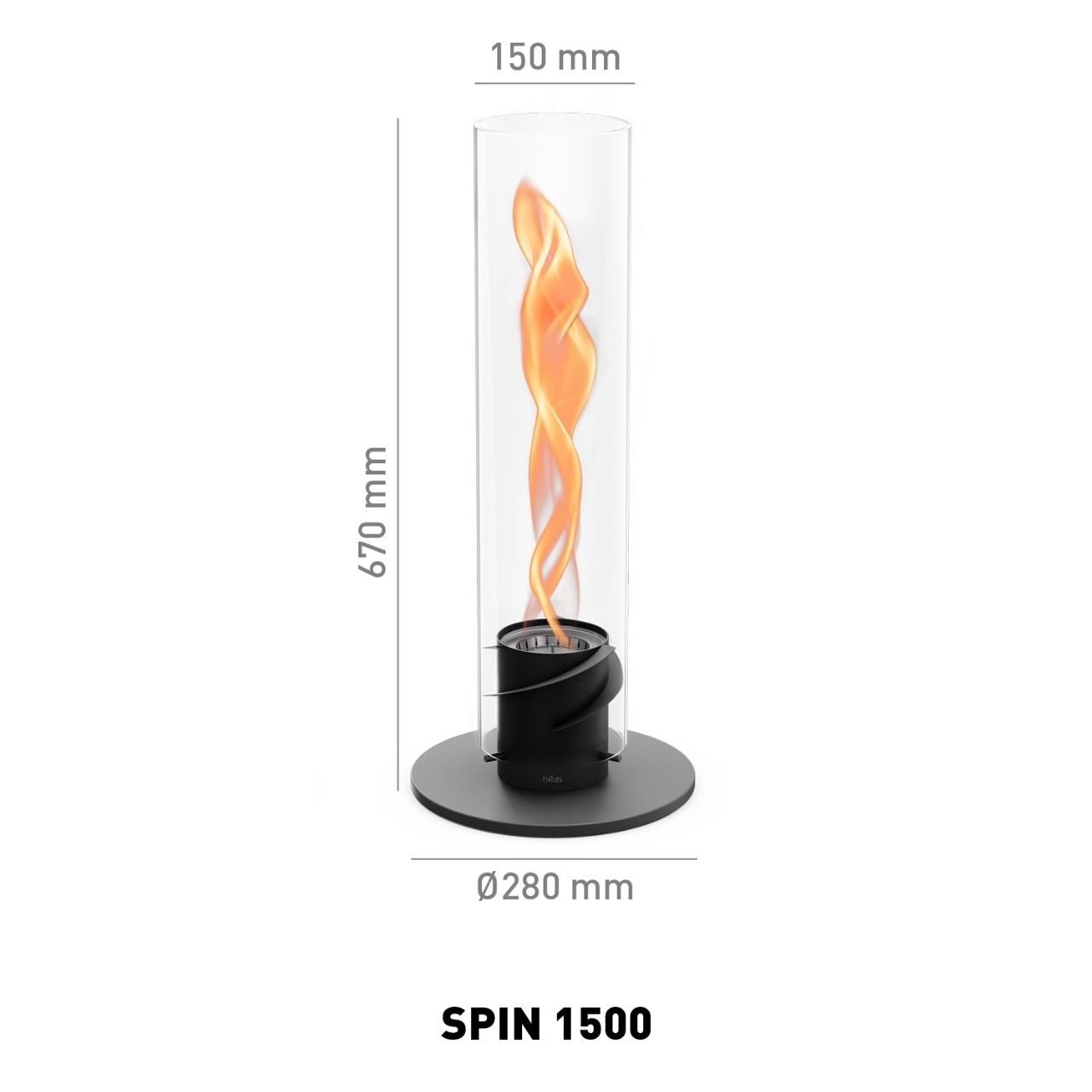 Höfats Spin 1500 Tischfeuer schwarz - grillstarshop.comHöfats Spin 1500 Tischfeuer schwarzHöfatsgrillstarshop.comH006284064251006286