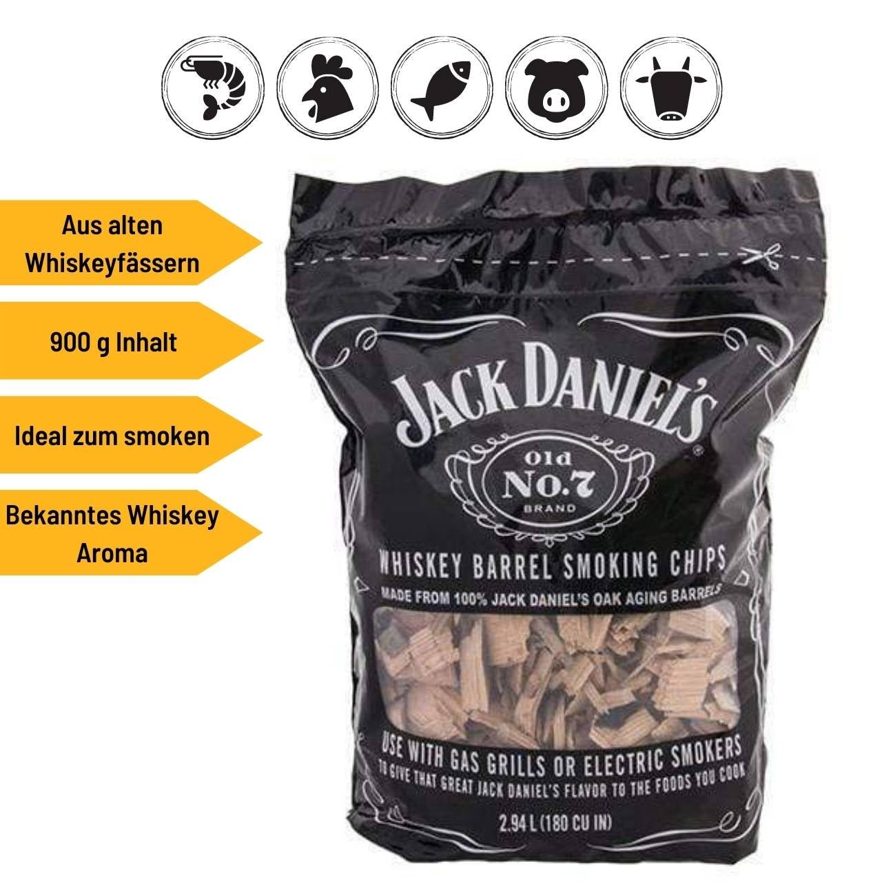 Jack Daniel's Räucherchips, 900g - grillstarshop.comJack Daniel's Räucherchips, 900gJack Daniel'sgrillstarshop.comJD - SW078342017499