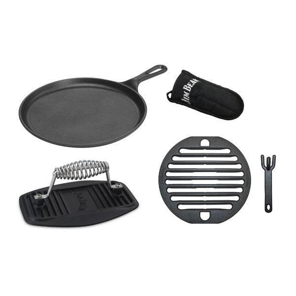 Jim Beam Gusseisernes Grillrost 5 in 1 Set - grillstarshop.comJim Beam Gusseisernes Grillrost 5 in 1 SetGrillstargrillstarshop.comJB701613