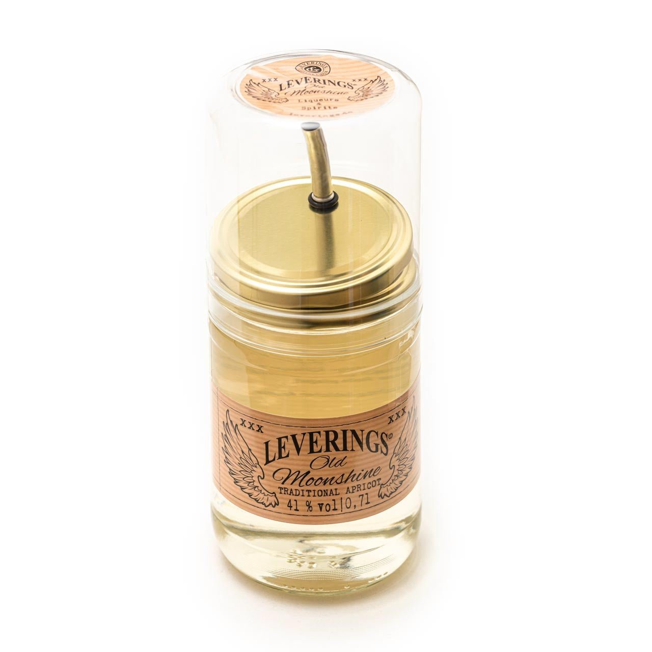 Leverings Old Moonshine Traditional Apricot, 0,7L - grillstarshop.comLeverings Old Moonshine Traditional Apricot, 0,7LLeveringsgrillstarshop.comO5284001165005288
