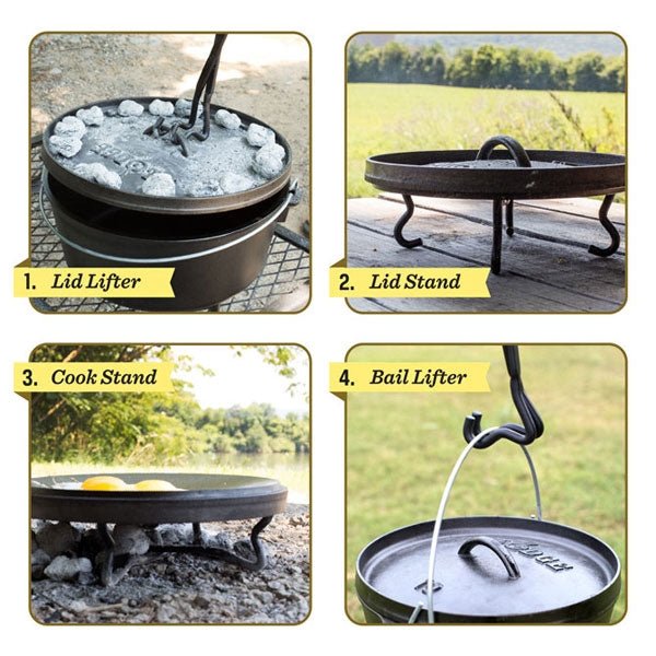 Lodge Dutch Oven Tool, 4 in 1 - grillstarshop.comLodge Dutch Oven Tool, 4 in 1Lodgegrillstarshop.comL - A5 - 110075536035741