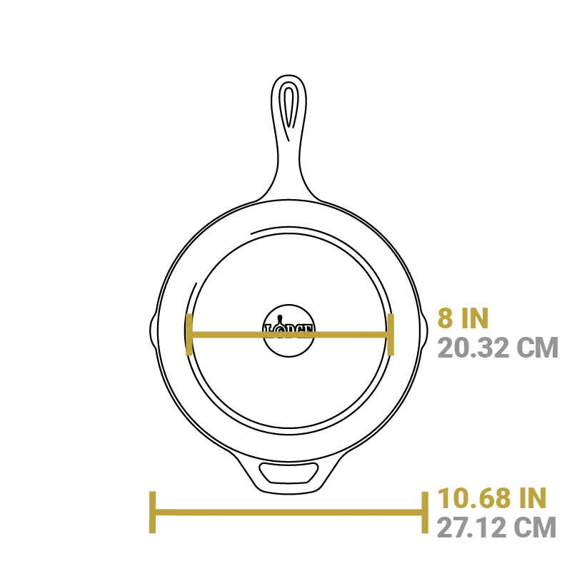 Lodge Gusspfanne, 26cm - grillstarshop.comLodge Gusspfanne, 26cmGrillzubehörLodgegrillstarshop.com