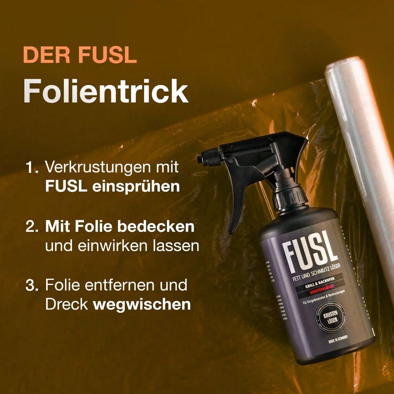 McBrikett FUSL Krustenlöser, Grill - und Backofenreiniger, 500 ml - grillstarshop.comMcBrikett FUSL Krustenlöser, Grill - und Backofenreiniger, 500 mlMcBrikettgrillstarshop.comF020504260348084018