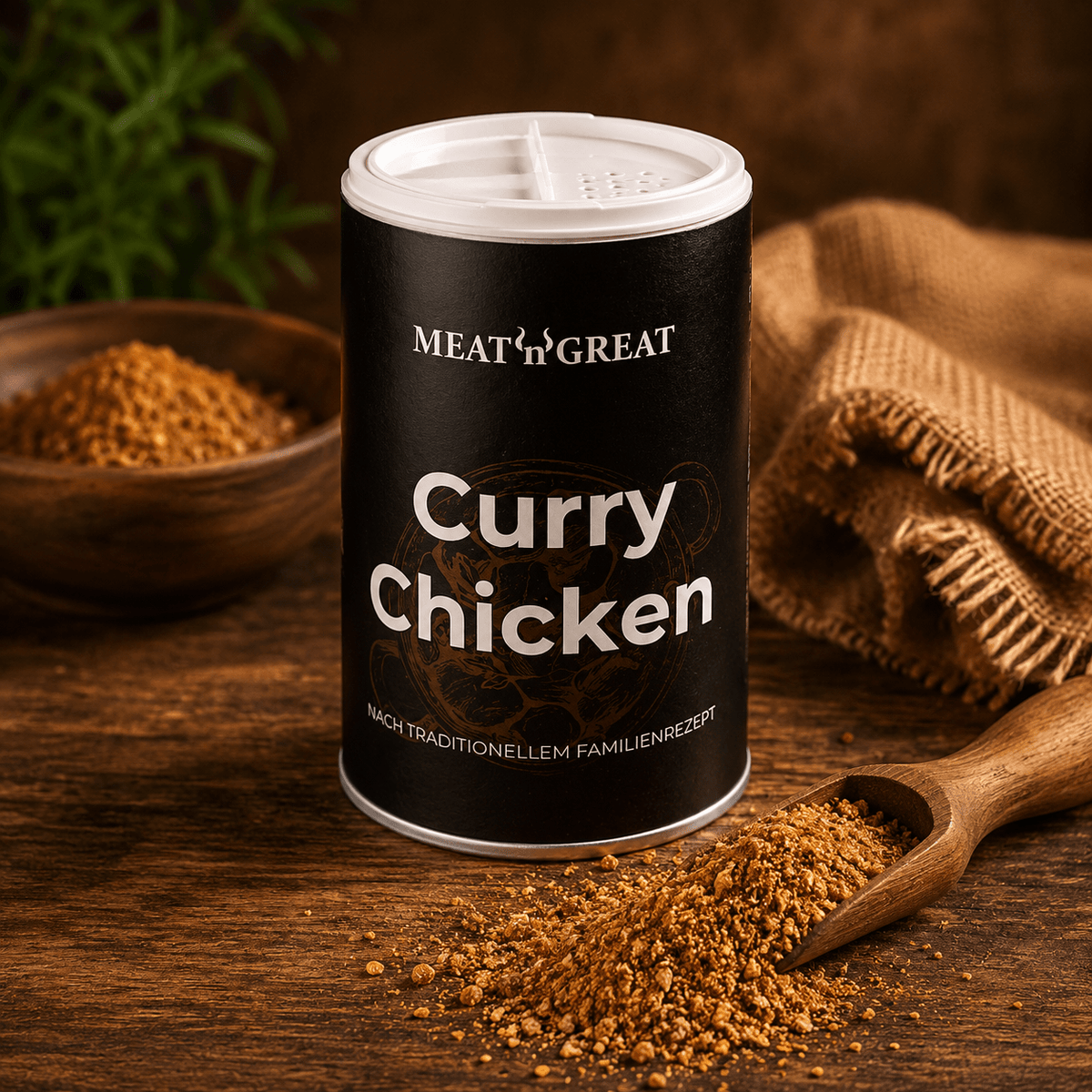 Meat 'n' Great Curry Chicken, Streuer, 100g - grillstarshop.comMeat 'n' Great Curry Chicken, Streuer, 100gMeat 'n' Greatgrillstarshop.com