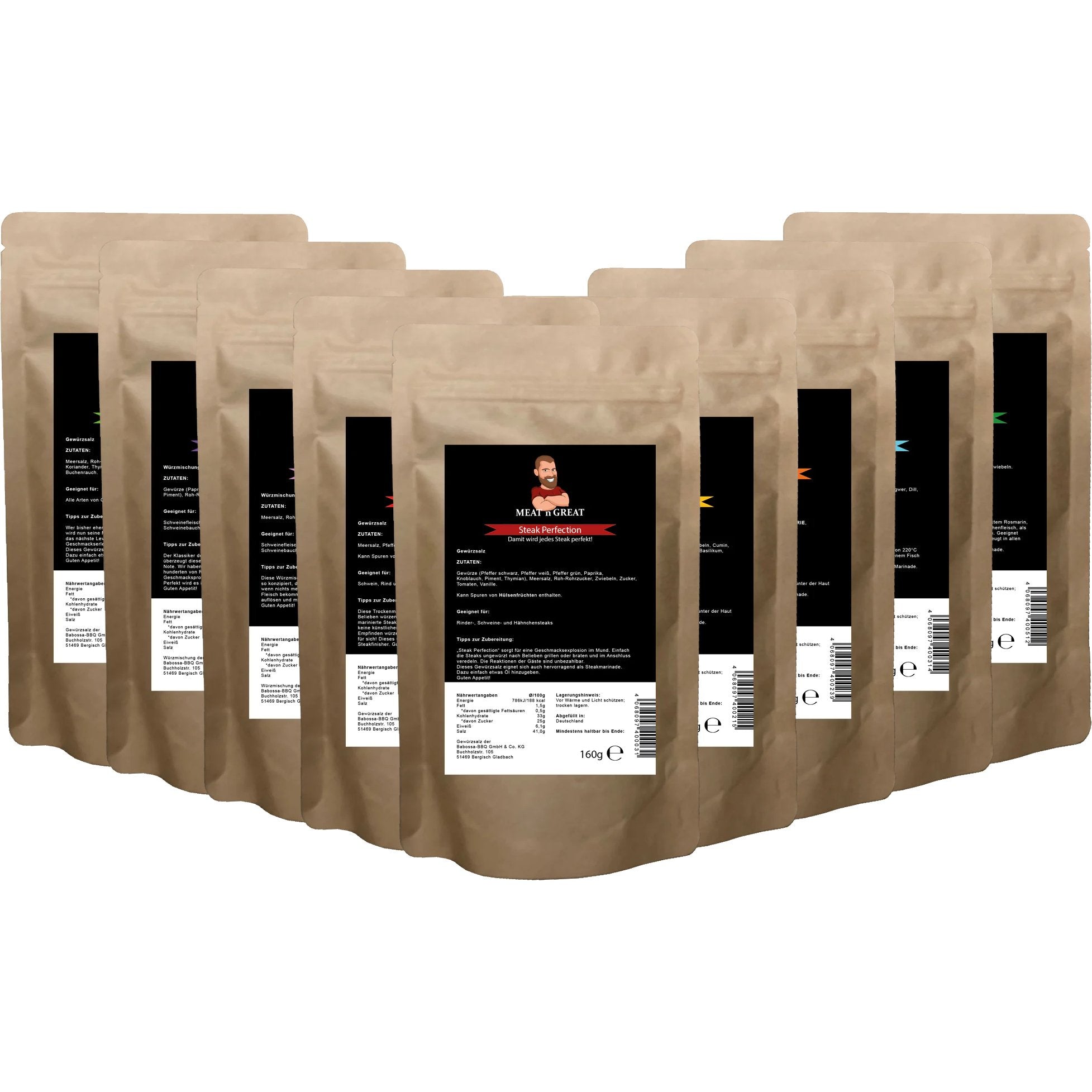 Meat 'n' Great Rubs & Würzmischungen Nachfüllset | 9Stk. - grillstarshop.comMeat 'n' Great Rubs & Würzmischungen Nachfüllset | 9Stk.Meat 'n' Greatgrillstarshop.com