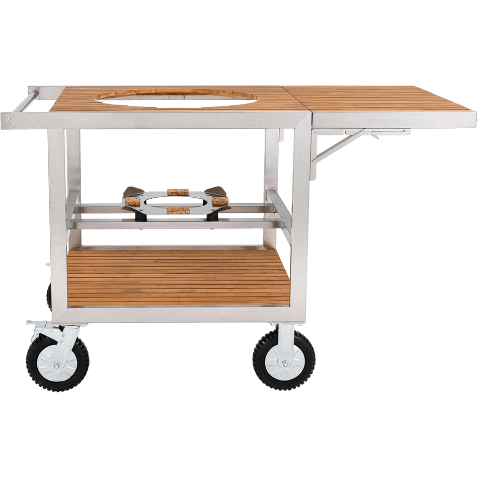 Monolith Buggy aus Edelstahl & Teak, Classic - grillstarshop.comMonolith Buggy aus Edelstahl & Teak, ClassicGrillzubehörMonolithgrillstarshop.com