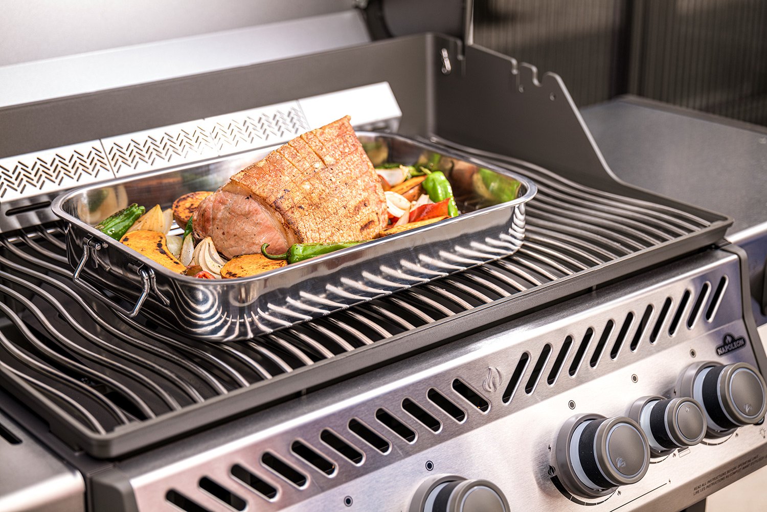 Napoleon Edelstahl - Bräter mit Rost - grillstarshop.comNapoleon Edelstahl - Bräter mit RostNapoleongrillstarshop.com560380629162560384