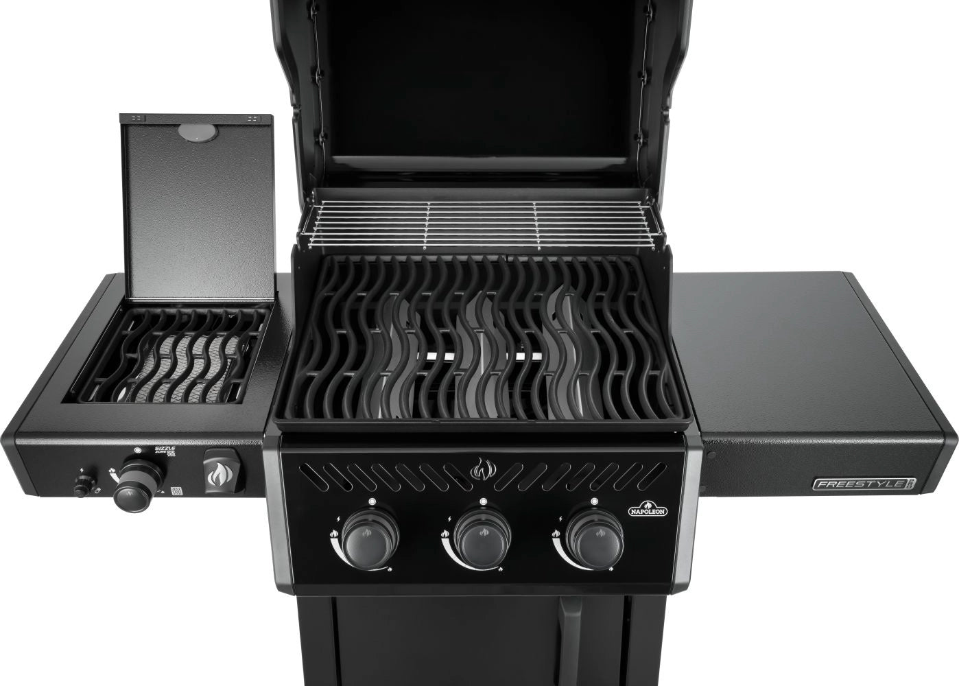 Napoleon Freestyle PRO 365, 3 Hauptbrenner, SIZZLE ZONE und Tür, schwarz | 2026 - grillstarshop.comNapoleon Freestyle PRO 365, 3 Hauptbrenner, SIZZLE ZONE und Tür, schwarz | 2026GrillNapoleongrillstarshop.com