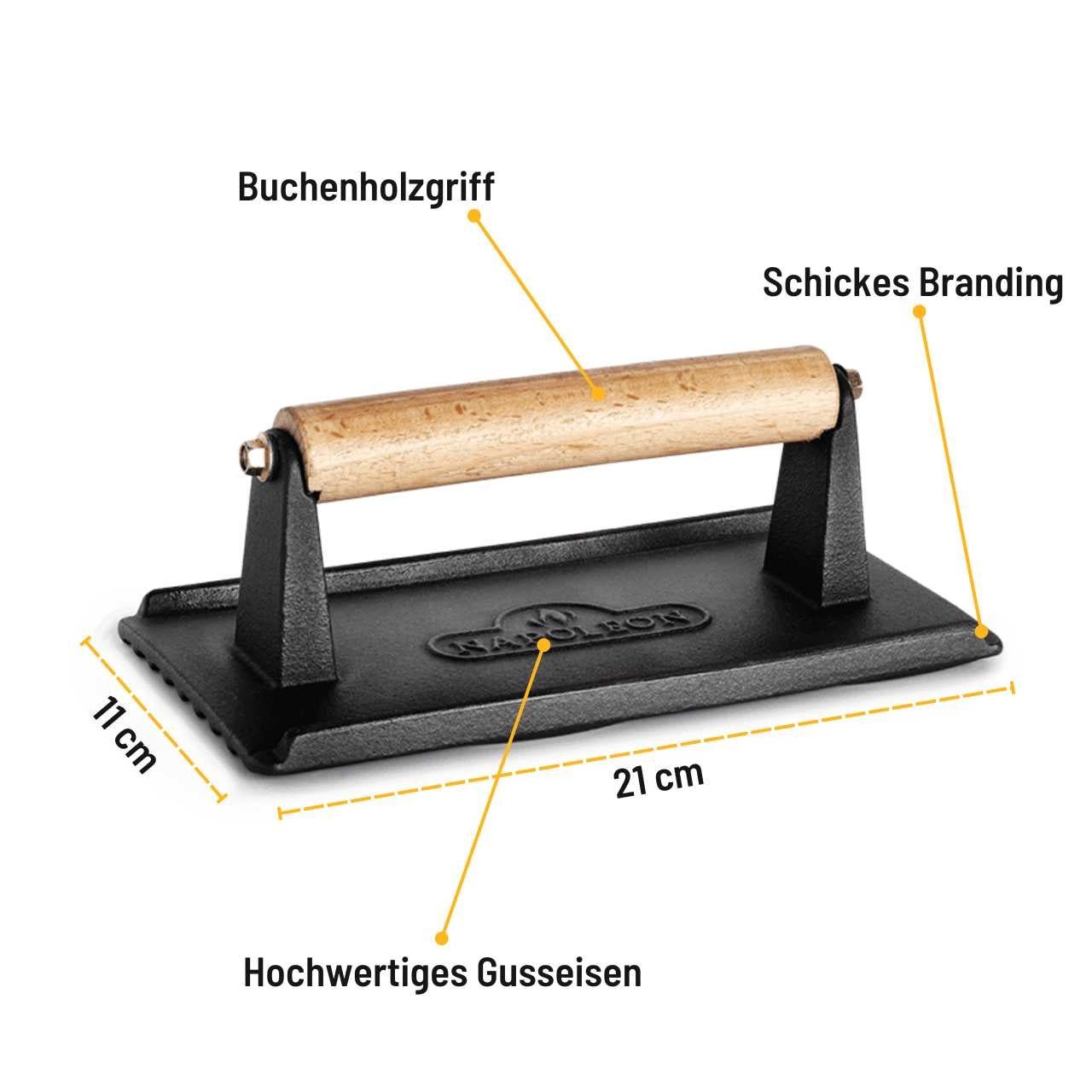 Napoleon Gusseisen Fleischbeschwerer & Burgerpresse - grillstarshop.comNapoleon Gusseisen Fleischbeschwerer & BurgerpresseNapoleongrillstarshop.com560560629162560568