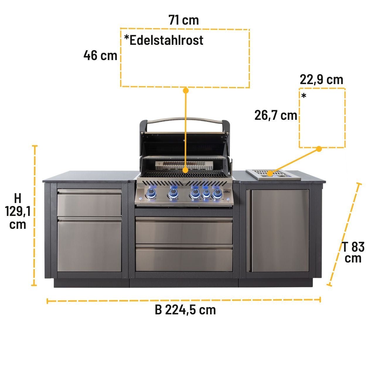 Napoleon Oasis Compact Prestige 500 mit Einbau Sizzle Zone - grillstarshop.comNapoleon Oasis Compact Prestige 500 mit Einbau Sizzle ZoneNapoleongrillstarshop.comODK105 - P500P - DE0629162148322