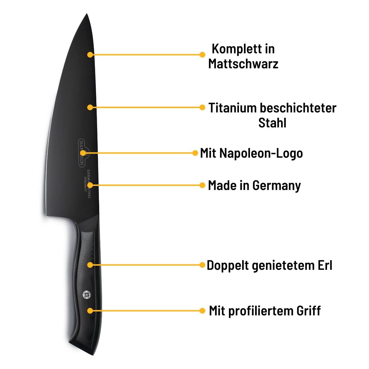Napoleon Phantom Chef Messer - grillstarshop.comNapoleon Phantom Chef MesserNapoleongrillstarshop.com552180629162552181