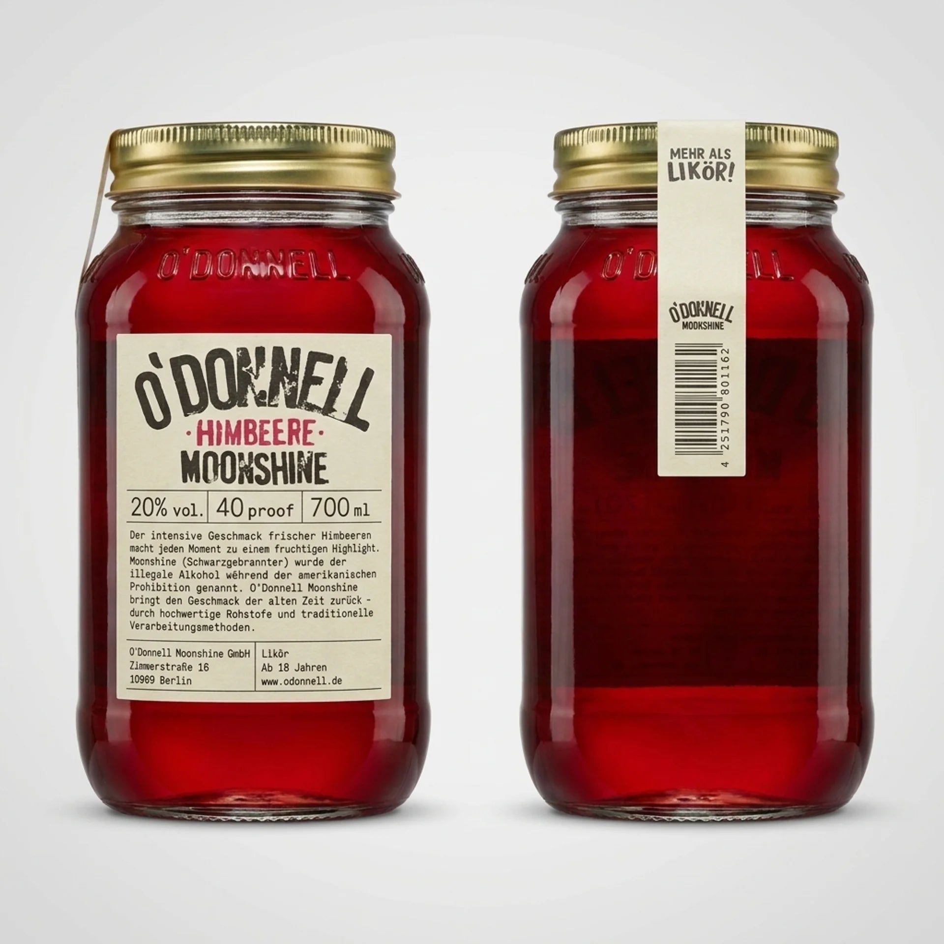 O'Donnell Moonshine Himbeere - grillstarshop.comO'Donnell Moonshine HimbeereAlkoholO'Donnellgrillstarshop.com