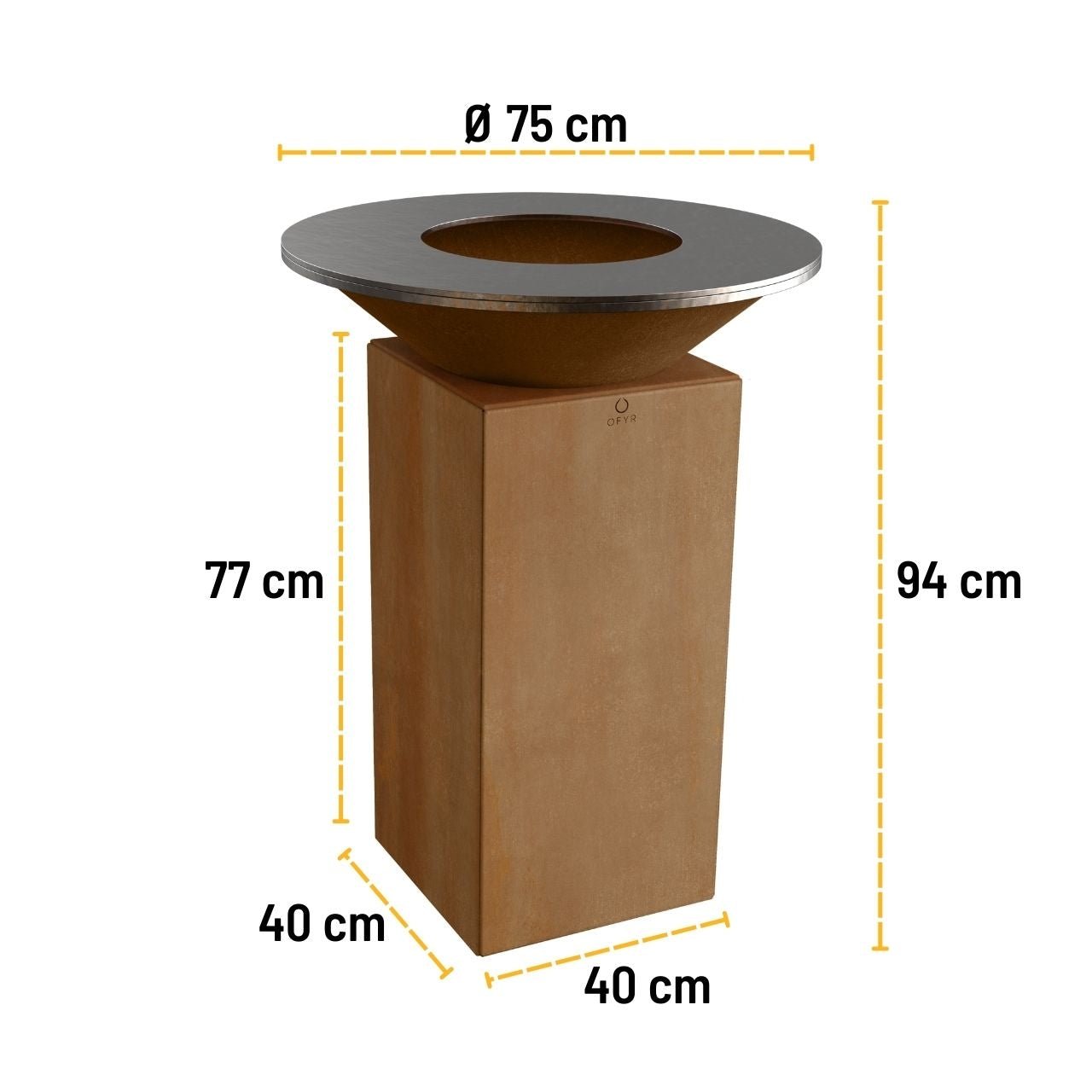 OFYR 75 Corten - grillstarshop.comOFYR 75 CortenOFYRgrillstarshop.comOB1C758720882110452