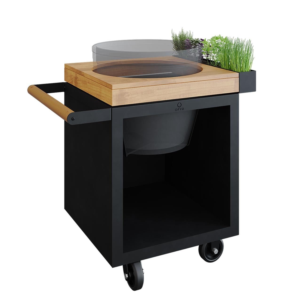 OFYR Kamado Table Black 65 PRO Teakholz BGE - grillstarshop.comOFYR Kamado Table Black 65 PRO Teakholz BGEOFYRgrillstarshop.comO - K - T - B - 65 - PRO - TW - BGE6011402021016