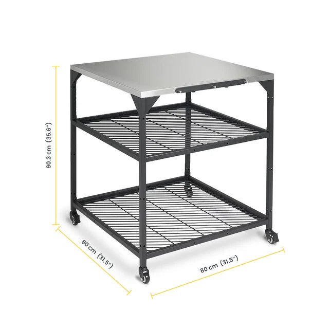 Ooni Modultisch Large 80 x 80 x 90 cm modulares Tischsystem für Pizzaöfen und Zubehör - grillstarshop.comOoni Modultisch Large 80 x 80 x 90 cm modulares Tischsystem für Pizzaöfen und ZubehörOonigrillstarshop.com