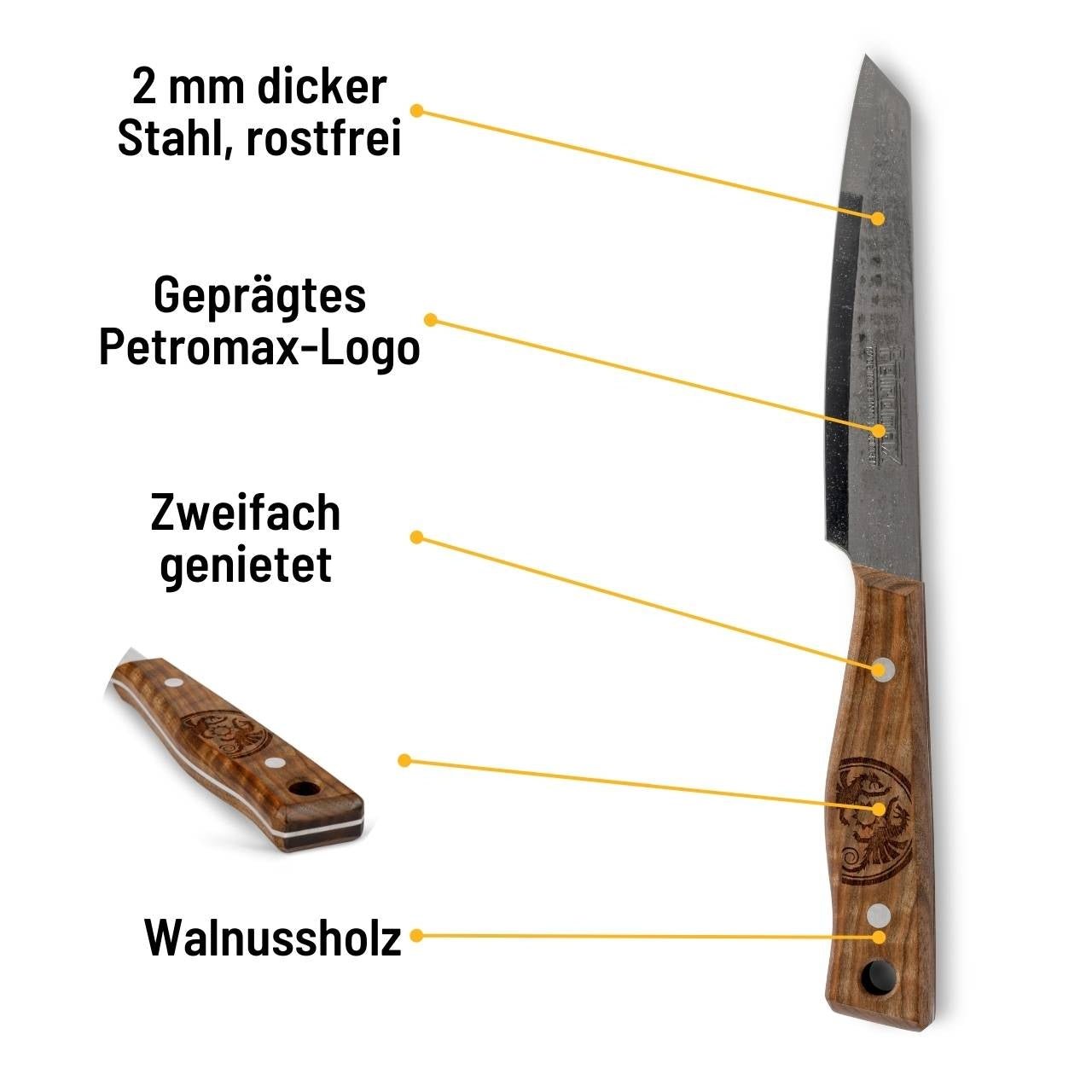 Petromax Allzweckmesser, 14 cm - grillstarshop.comPetromax Allzweckmesser, 14 cmPetromaxgrillstarshop.comapknife144250435700655