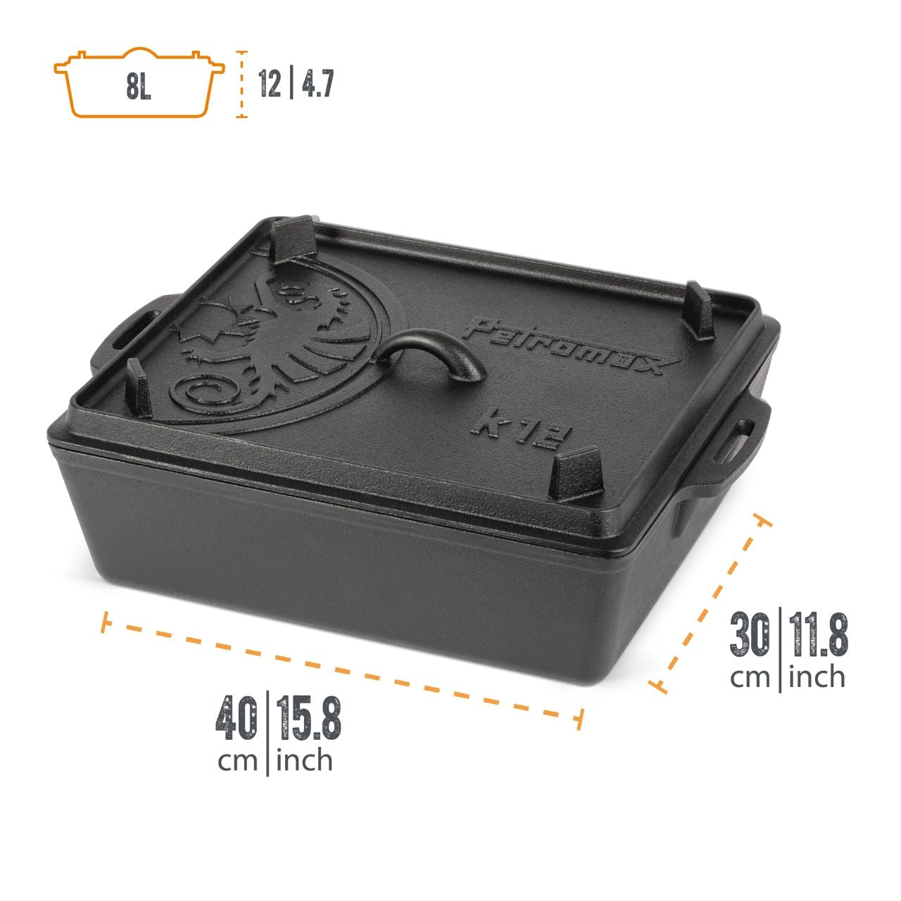 Petromax Kastenform mit Deckel, k12 - grillstarshop.comPetromax Kastenform mit Deckel, k12Petromaxgrillstarshop.comptk124250435770900