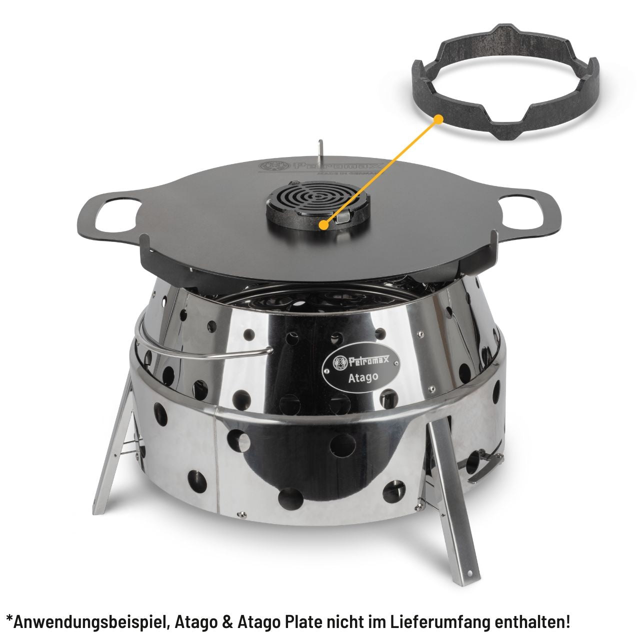 Petromax Kochaufsatz für Atago Grillplatte - grillstarshop.comPetromax Kochaufsatz für Atago GrillplattePetromaxgrillstarshop.comptatago - plate - c4250435700303