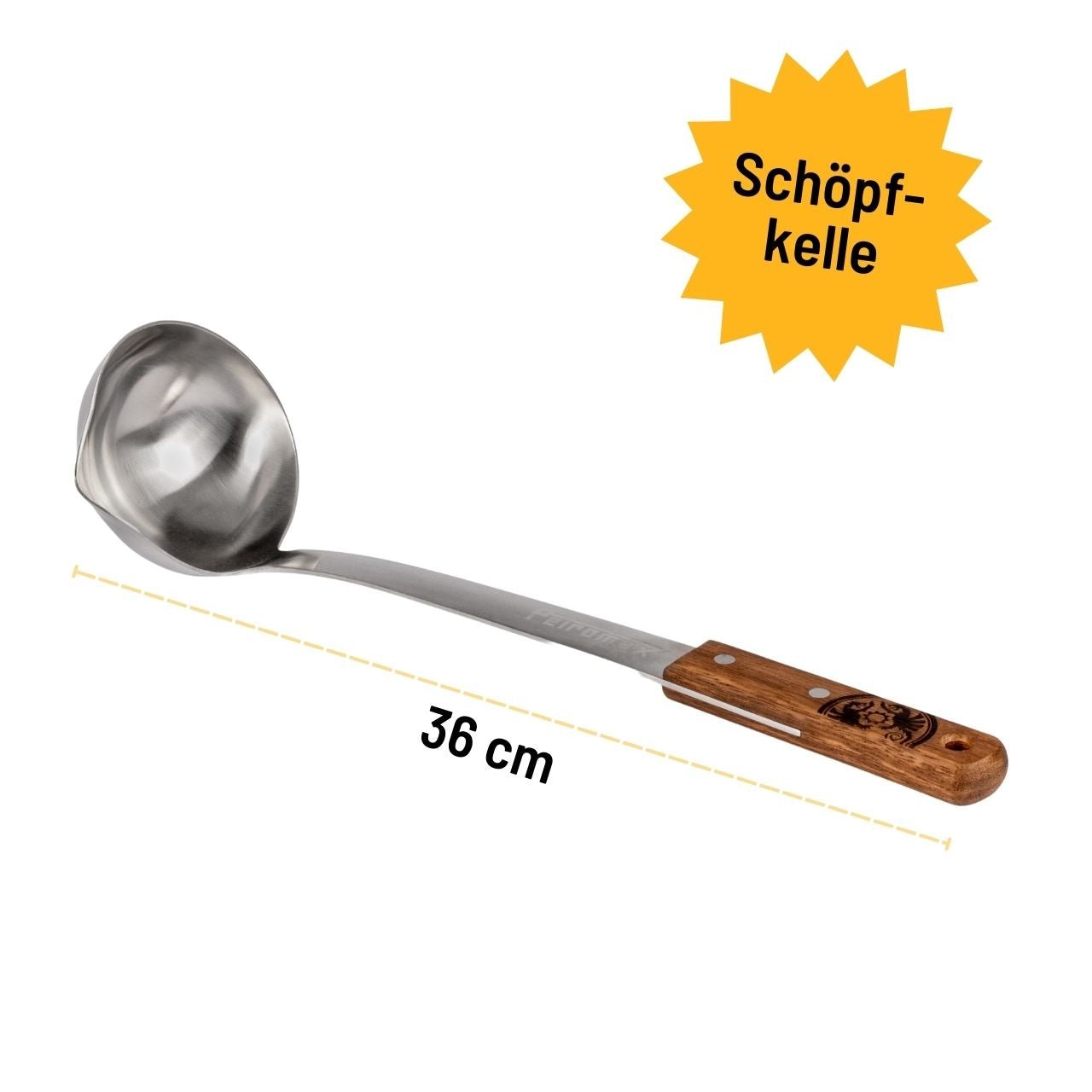 Petromax Schöpfkelle mit Walnussholzgriff, 30 cm - grillstarshop.comPetromax Schöpfkelle mit Walnussholzgriff, 30 cmPetromaxgrillstarshop.comptladle304250435770917