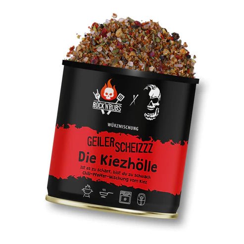 Rock 'n' Rubs Geiler Scheizzz - Die Kiezhölle - 140 g - grillstarshop.comRock 'n' Rubs Geiler Scheizzz - Die Kiezhölle - 140 gGewürzeRock 'n' Rubsgrillstarshop.com