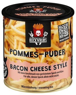 Rock 'n' Rubs Pommes - Puder - Bacon - Cheese (150g) - grillstarshop.comRock 'n' Rubs Pommes - Puder - Bacon - Cheese (150g)Rock n' Rubsgrillstarshop.com