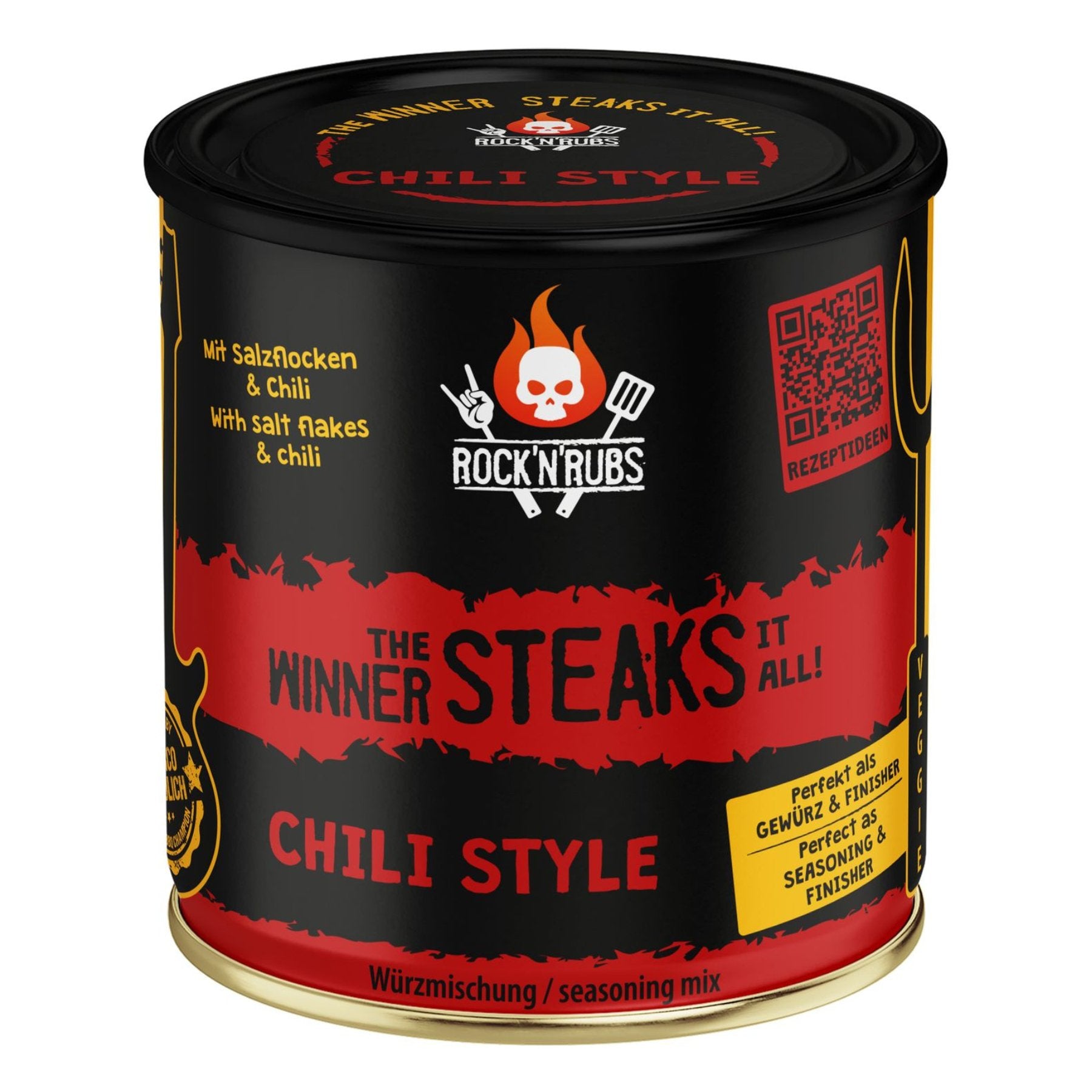 Rock 'n' Rubs The winner steaks it all Chili (140g) Gold Line - grillstarshop.comRock 'n' Rubs The winner steaks it all Chili (140g) Gold LineRock n' Rubsgrillstarshop.com2012468005000004260715222807
