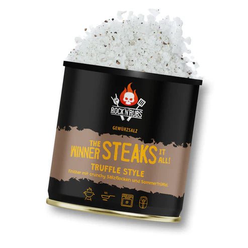 Rock 'n' Rubs The winner steaks it all - Truffle Style - 200 g - grillstarshop.comRock 'n' Rubs The winner steaks it all - Truffle Style - 200 gGewürzeRock 'n' Rubsgrillstarshop.com