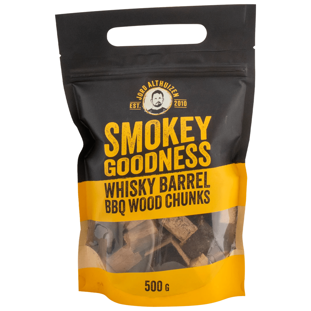 Smokey Goodness BBQ Wood Chunks - Whiskey - 500 g - grillstarshop.comSmokey Goodness BBQ Wood Chunks - Whiskey - 500 gSmokey Goodnessgrillstarshop.com